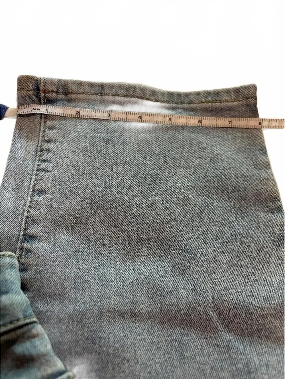 Akira Black Label Embellished Rhinestone Straight Leg Jeans Medium Wash Size 11